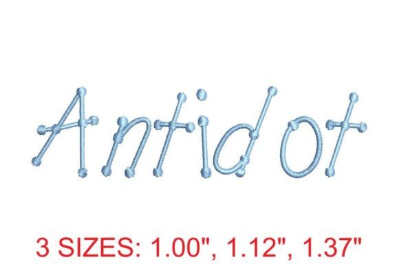 Antidot Regular: Your Gateway to Captivating Embroidery Projects