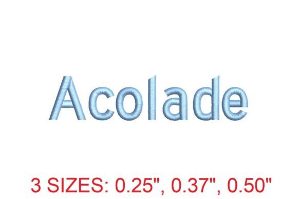 Elevate Your Craft with the Acolade Embroidery Font