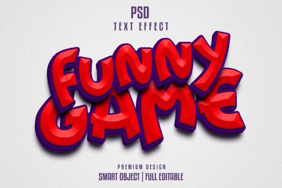 Funny Game Text Effect for Playful Designs