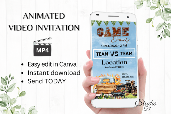 Game Day Invites: Create a Dynamic Football Tailgate Party