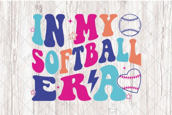 In My Softball Era, Retro Game Day SVG: A Creative Asset