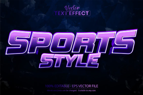 Sport Text Effect: Editable Sports Style Typography